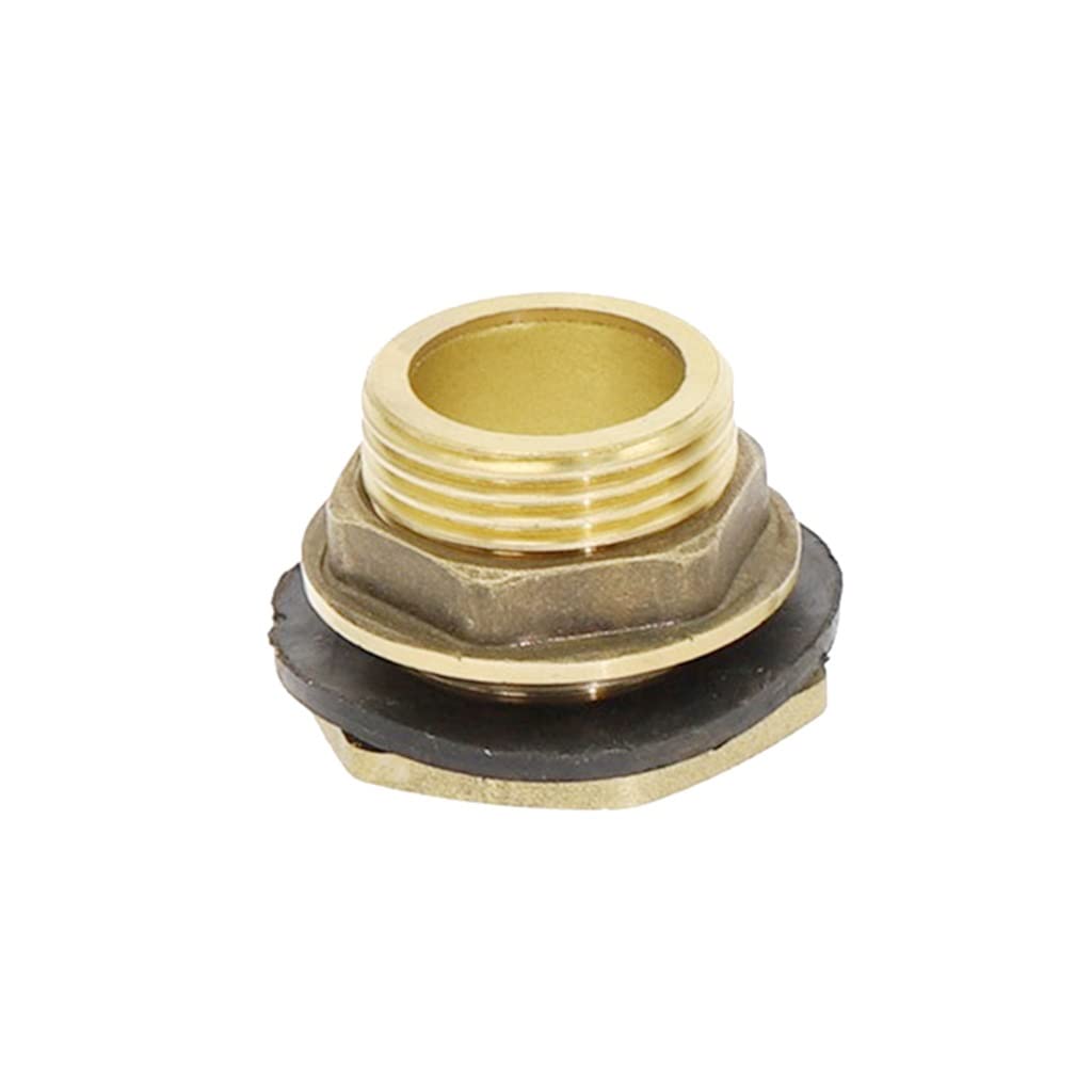 Plomería Juntas y Conexiones, 1 adaptador for pecera, rosca macho de 1/2", 3/4", 1", tubo de latón, tuerca de ajuste giratoria con llave suelta simple, conector de unión for tanque de agua de