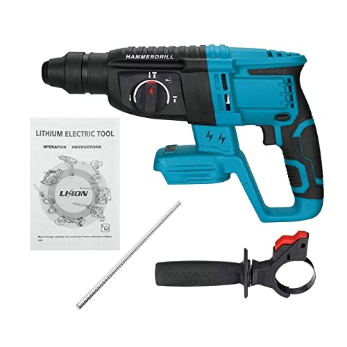 TEMSOOM Bürstenloser elektrischer Bohrhammer, wiederaufladbarer elektrischer Multifunktions-Schlagbohrer, kompatibel mit… – Bild 7