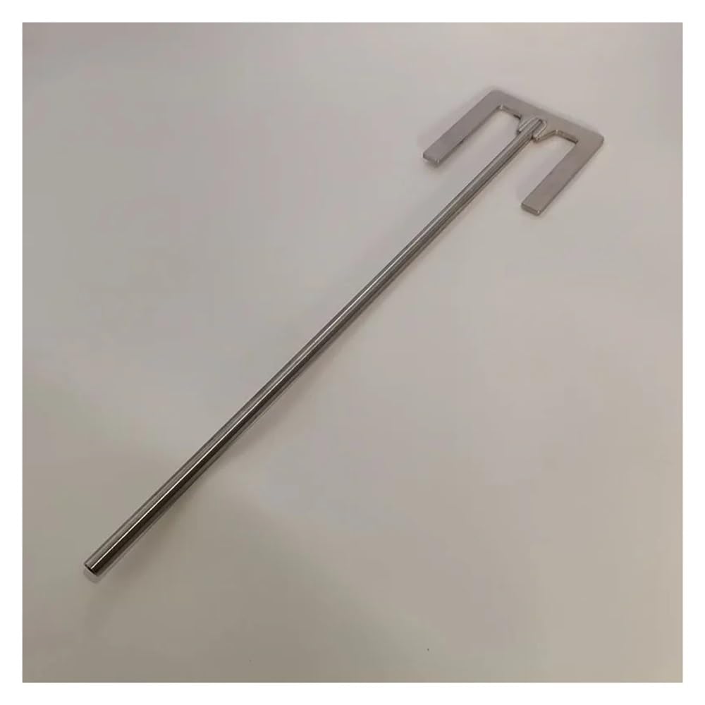 Strumenti da laboratorio e attrezzature 1 pz. Paletta con lama di tipo E in acciaio inossidabile con larghezza foglia 40 mm o 120 mm, paletta con asta for agitatore usata(90x8x400mm)