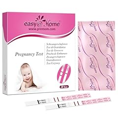 Easy@Home 20 x Test di Gravidanza Precoce 10mIU/ml: Ultra Sensibile Pregnancy Test Risultati Accurati e Affidabili (20 HCG)