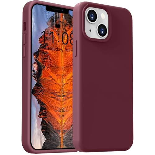 ColasGalys für handyhülle iPhone 15 Hülle Premium Silikon Mikrofaserfutter Schutzhülle Anti-Fingerabdruck Kratzfest Kame...