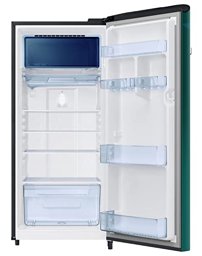 Image of Samsung 215L 4 Star Inverter Direct-Cool Single Door Digi-Touch Refrigerator Appliance (RR23C2E24NL /HL,Orange Blossom Green)