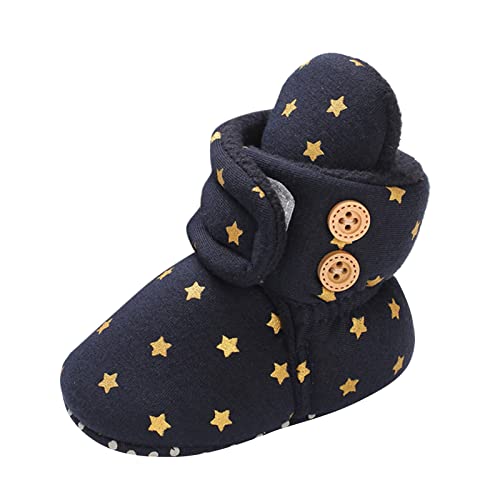 Boy Dress Shoes Baby Shoes Plus Velvet Warm Polka Dot Printing Boots Non Slip Breathable Toddler Shoes Baby Shoes Girl Size 1