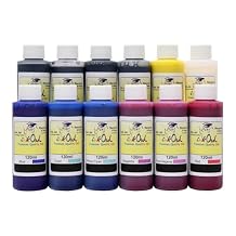 InkOwl Refill Kit Replacement for Canon PRO-2000, PRO-2100, PRO-4000, PRO-4100, PRO-6000, PRO-6100 12x120ml - USA-Made Pigment Ink