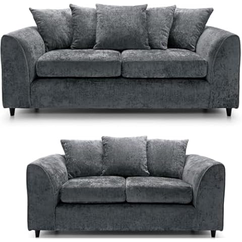 Alaska Grey 5 Seater Sofa Set Cover