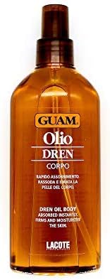 Guam Anti-cellulite Massaging Body Oil Reducing Water Retention and Swelling | Natural Body Oil Spray for Cellulite | Draining and Revitalizing Female Body Oil Beauty