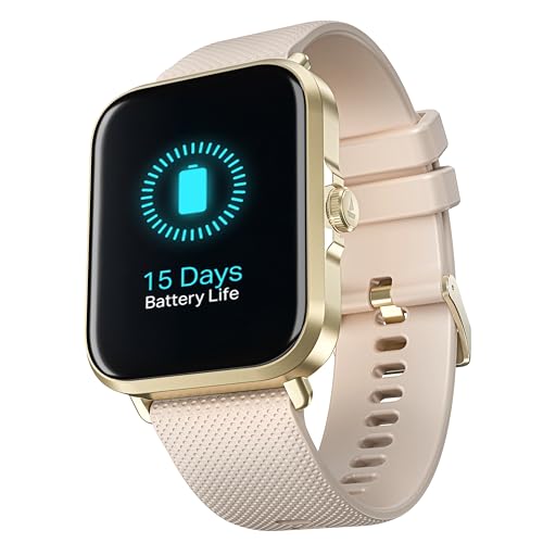 boAt New Launch Storm Infinity w/15 Days Extensive Battery fueled by Huge 550mAh Battery, Fast Charge, 1.83(4.65cm)HD Display, Functional Crown, BT Calling,Smart watch for Men & Women(Cherry Blossom)