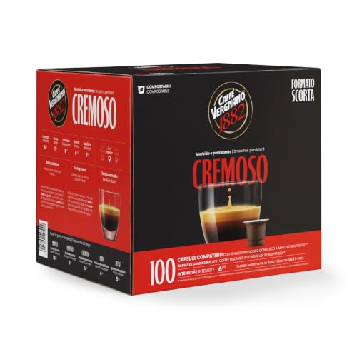 Caffè Vergnano 1882 - Capsule Compatibili Nespresso, Cremoso