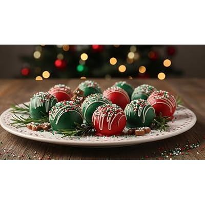 NCS Christmas Red, Green and White Edible Non Pareils Sprinkles, 8 ounces