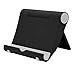 Produktbild Multi-Winkel Handyständer Smartphone Ständer Handyhalter für Tablets Phablets E-Reader iPhone  iPad bis 10 Zoll Verstellbar (Schwarz)