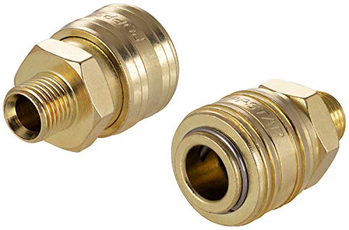 Miniatura 3 de Poppstar Conectores Rapidos Aire Comprimido, Diámetro Nominal 7,2 Mm Con Rosca Exterior Macho De 1 4 Pulgada Para Conexión De Aire Comprimido. 2pzas