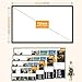 Taotique Projector Screen 72 inch, Movie Projector Screen 16:9 HD Foldable and Portable Anti-Crease Indoor Outdoor Projection Double Sided Video Projector Screen for Home, Party, Office, Classroom