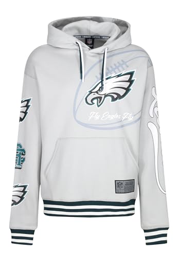 Photo de Recovered Philadelphia Eagles NFL Fly Eagles Hoody Gris