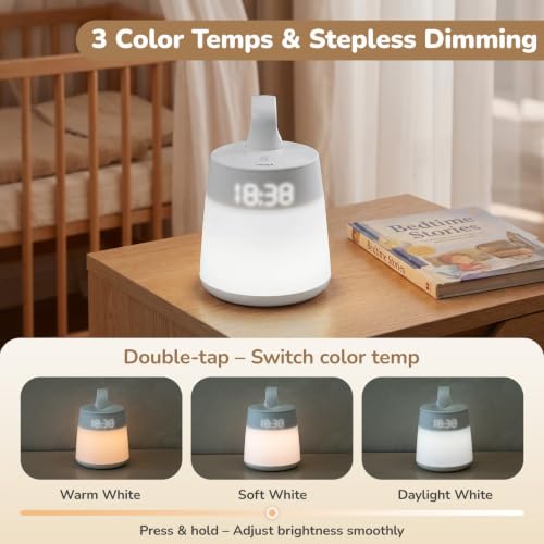 Lámpara de Noche Umimile Baby con Temporizador y Control Remoto miniatura 5