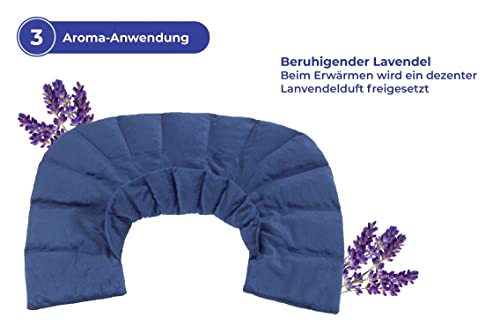 Coussin lesté pour épaules Maximex chaud froid bleu pour nuque
