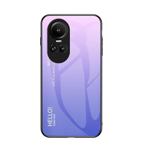 Rfvzubemok Compatible with Huawei nova 8 5G / nova 8 4G Case,3-Layer Combination (PC Glass Back Panel+TPU Silicone) Anti-Drop Phone Case Cover FZ
