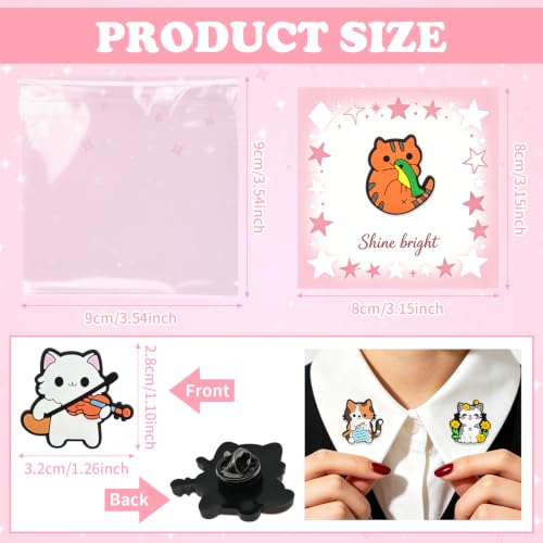 Image of Funny Pins for Backpacks Brooches Cute Lapel Pins Brooch Button Pin Bulk Party Favor gifts