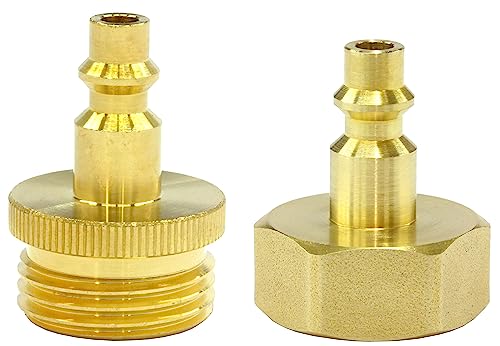 Water Blowout Quick Connect Plug Fittings for Air...