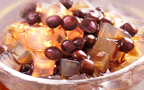 無添加 沖縄黒糖・国産寒天 豆かんてん155g×12個セット★宅配便★なめらかな国産寒天と程よく煮込んだ北海道産赤えんどうに沖縄産黒蜜をたっぷりかけるみつ豆です。