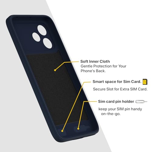 Image of Pikkme Back Cover for Oppo F33 Pro 5G Soft Matte Silicone Mag-Safe Design (Mag-Safe Not Support) Camera Protection | Slim Fit Bumper Cover (Blue)