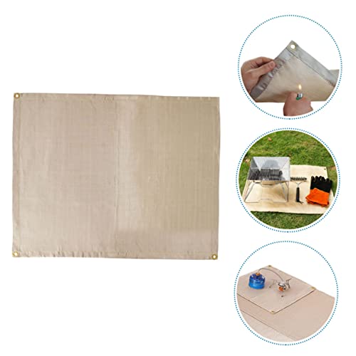 Couverture ignifuge barbecue tapis de sécurité camping extérieur - 4