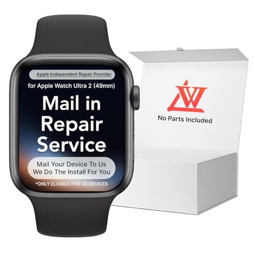 LW Mail-in Repair Service with Original OEM Pull Screen for Apple Watch Ultra 2 (49mm) Replacement Screen LCD Display Touch Digitizer Assembly A2986 A2987 + Install Service