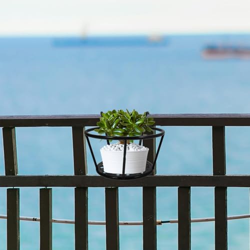 Soporte para plantas exterior YARNOW con base de drenaje que evita la acumulación de agua 6