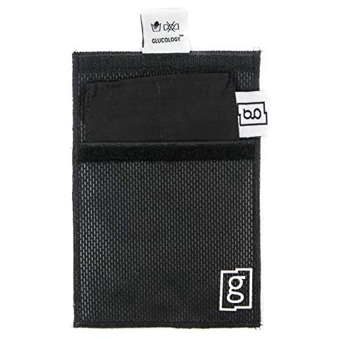 Glucology Insulin Cooling Wallet Pouch | No Ice Pack or Batteries Needed | New Innovative Technology | Perfect for Travel | Medium Vial Pouch (Black) Cover
