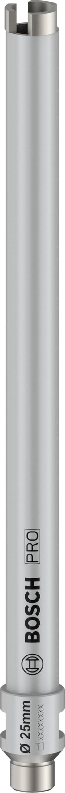Bosch Pro Core Cutter Wet for Diamond Drill G1/2 Inch for Concrete, Reinforced Concrete, Diameter 25 mm, Professional Diamond Drill Bit