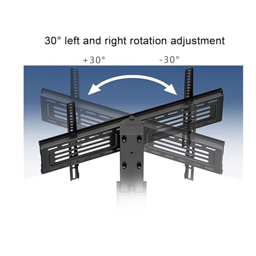 Soporte móvil para TV ajustable con ruedas 37-70 pulg. miniatura 5