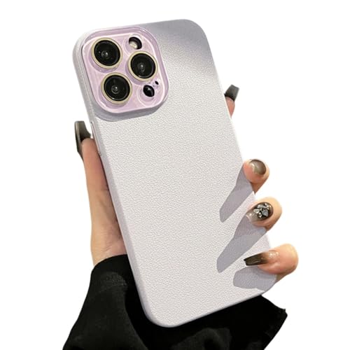 Coque de téléphone mat en cuir ENILSA iPhone 14 Plus protection rigide