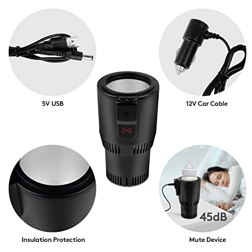 Epro 2-In-1 Car Cup Warmer Cooler Smart Car Cup Mug Holder | Perfect Car Tumbler Holder For Commuter/Road Tripper Present #TOP3