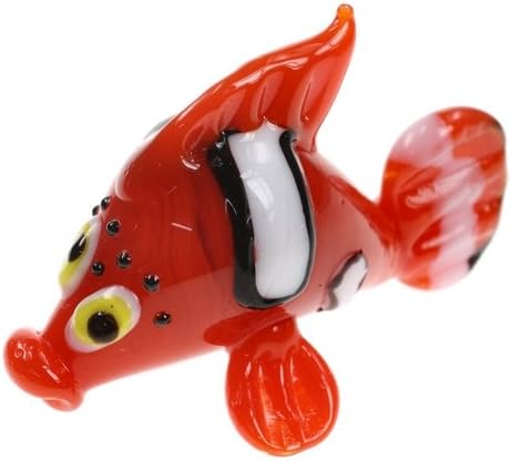 Red Glass Clown Fish Ornament like Nemo