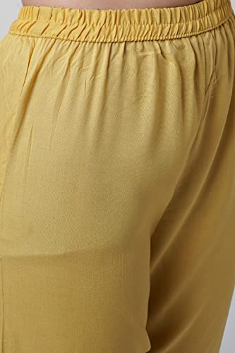 Image of Amayra Viscose Women's Embroidered Alia Cut Kurta Pant With Dupatta Set