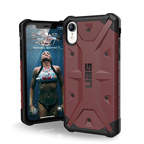 URBAN ARMOR GEAR UAG iPhone XR [6.1-inch Screen] Pathfinder Feather-Light Rugged [Carmine] Military Drop Tested iPhone Case