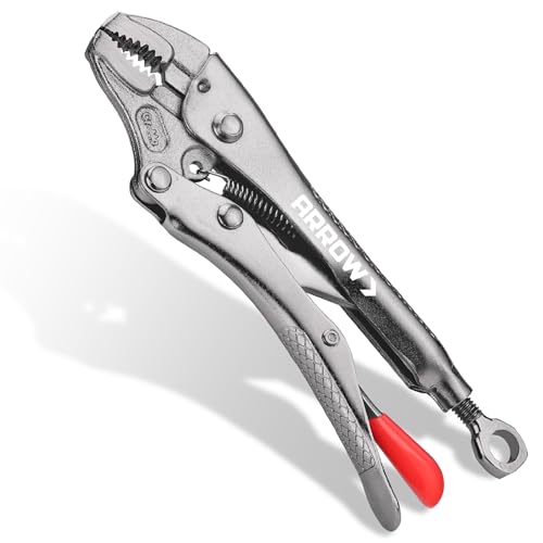 ARROW 5 Curved Jaw Locking Pliers with Screw Extractor
