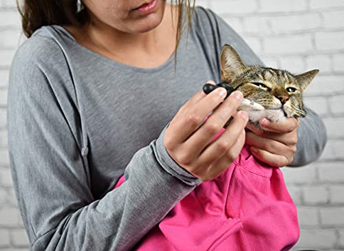 Cat-In-The-Bag Cozy Comfort Carrier X-Small Pink Cat Bag Pet Carrier For Grooming, Vet Visits, Medication Administration, Dental Care, Bathing, Nail Trimming And Car Travel #TOP1