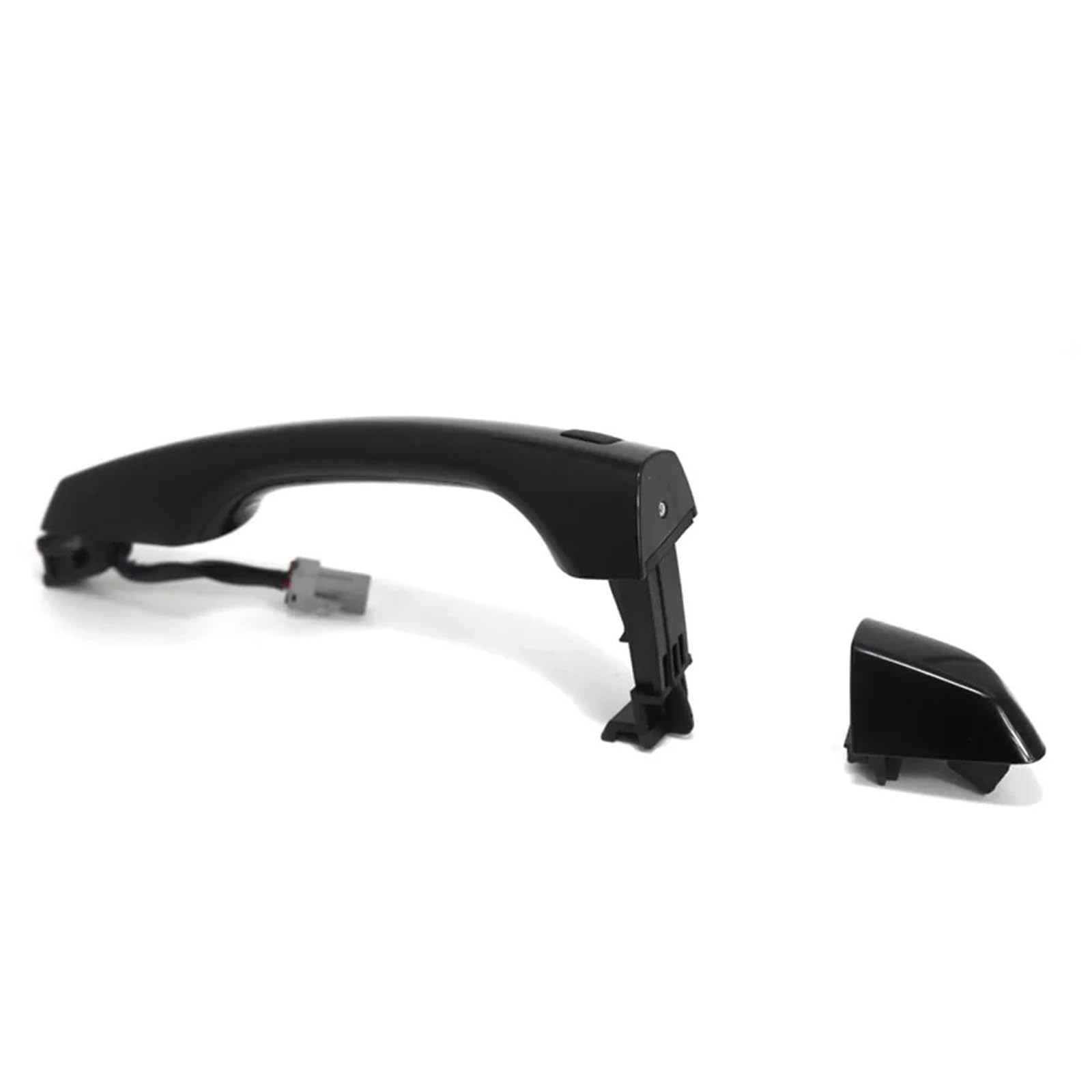 DUHNXUJ Car Door Handle for Hyundai for Elantra 2015-2020 Outside Door Handle 82651-F2210 82661-F2210(Black FR nohole)