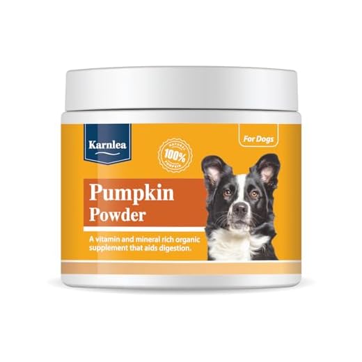 KARNLEA Pumpkin Powder for Dogs | 100% Pure Dog Food Topper | for Gut Health, Fibre, Healthy Stools, Prebiotic, Scooting | 200g