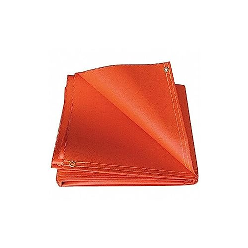 Welding Curtain, 8 ft. W, 10 ft., Orange