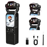 【一年保証】4Kアクションカメラ ウェアラブルカメラ Vlogビデオカメラ ボディカメラ6軸 手ブレ補正 1.69インチタッチモニター 回転レンズ 160度広角小型 WiFi スマホ連携 バッテリー寿命5時間 縮時撮影 早い動きの撮影 循環録画 夜間録画 写真連写 タイマー撮影 軽量 Vlog 旅行 アウトドア 会議商談 授業 スポーツカメラ 日本語取扱説明書