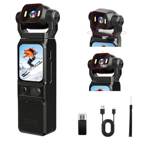 Amazon ウェアラブルカメラ CAMERA LIFE MINI | 64GBカード ウェアラブルカメラ 4Kアクションカメラ CLYZSTU 防犯カメラ