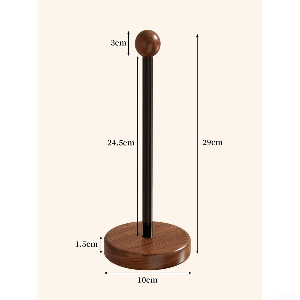 Organizer Rack, Holz Haargummi Ständer Acryl Haarspange Halter Display Social für Medien Post Vertikale Aufbewahrung Stab Schmuck