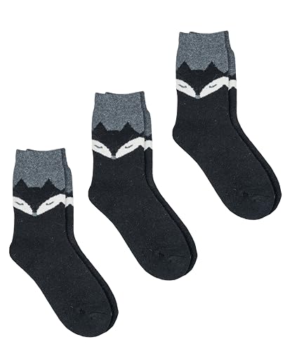 Image of Shag Wear Women's Novelty Angora Socks, Cute Animal Casual Cozy Soft and Warm, 3 Pack