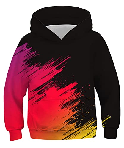 Image of Lovekider Boys Hoodies Sweatshirt Cool 3D Print Pullover with Big Pocket for Kids Fashion Warm Winter 6-16 Years