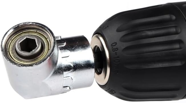 105 Degrees 1/4" Electric Hex Drill Bit Adjustable Hex Bit Angle Driver Electric Drill Socket Holder Adaptor Tools