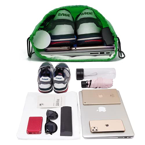Vorspack Drawstring Backpacks Bulk 20 Pieces String Bags Customized Bags For Party Gym Sport Trip - Green #TOP2