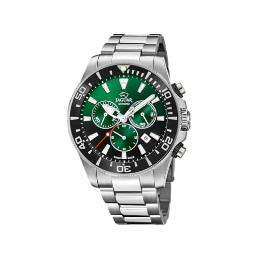 JAGUAR Reloj Hombre J861/9 Executive Caja de Acero Inoxidable 316l Plateado Correa de Acero Inoxidable 316l Plateado