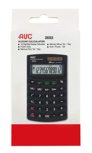 AVC Calcolatrice Tascabile 12 Cifre, Formato