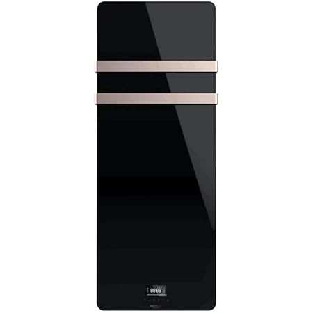 Cecotec Toallero eléctrico de Cristal Ready Warm 9890 Crystal Towel. 850W, Doble Colgador de Acero Inoxidable, Mando a Distancia, Pantalla LED, ...